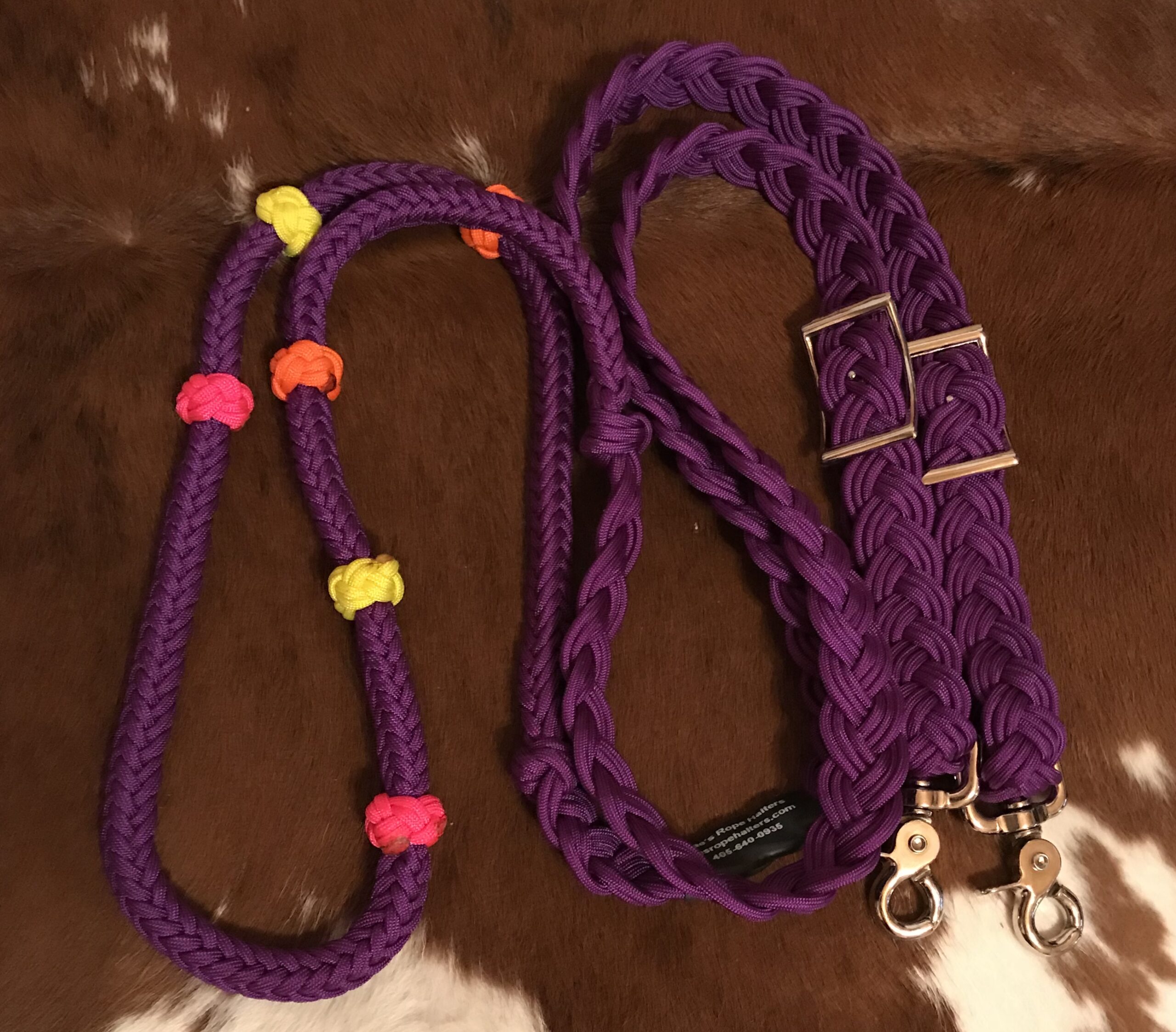 TRAINING REINS Rae's Rope Halters